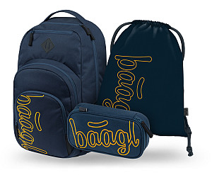 BAAGL SET 3 Coolmate Lux: batoh, penál, sáček