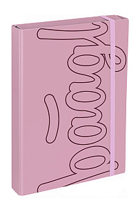 BAAGL Desky na školní sešity A4 Jumbo Rose