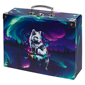 BAAGL Skládací školní kufřík Aurora s kováním