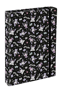 BAAGL Desky na školní sešity A4 Jumbo Kuromi Black