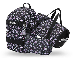 BAAGL SET 3 Skate Kuromi Black: batoh, penál, sportovní taška GRS