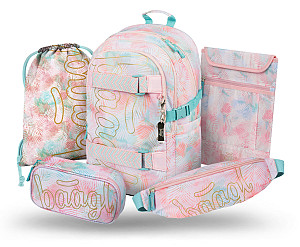 BAAGL SET 5 Skate Sunset: batoh, penál, sáček, ledvinka, obal na notebook