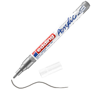 Akrylový popisovač EDDING 5300 F - stříbrný