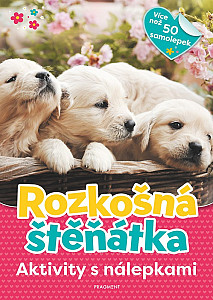 Aktivity s nálepkami – Rozkošná štěňátka