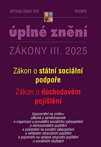 Aktualizace III/2 2025 - Zákon státní sociální podpoře