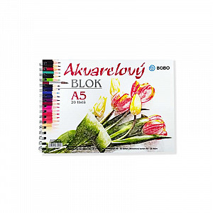 Akvarelový blok A5 20 listů