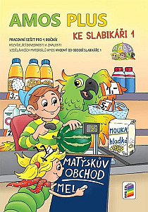 AMOS PLUS KE SLABIKÁŘI 1 se samolepkami  (barevný pracovní sešit)