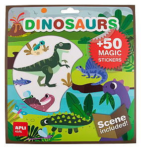 APLI edukační hra se samolepkami - Dinosauři