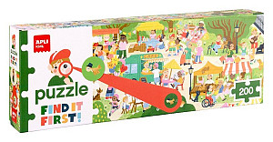 APLI edukační puzzle Find It First! - Jarmark, 200 ks