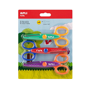 APLI kreativní nůžky - sada 3 ks
