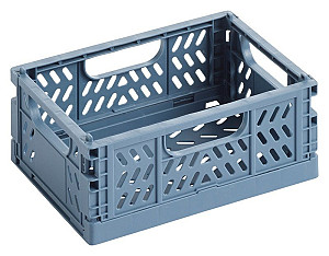 APLI úložný box - tříbarevný, šedomodrá základna