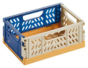 APLI úložný box - tříbarevný,  žlutá základna