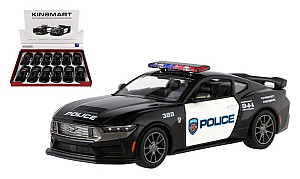 Auto Kinsmart 2024 Ford Mustang Dark Horse Policie