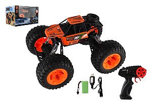 Auto RC Off-Road terénní oranžové dobíjecí, pack + baterie