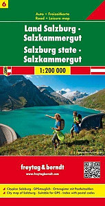 Automapa: Salzburg Salzkammergut 1:200 000