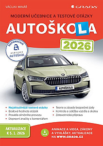 Autoškola 2026 - Moderní učebnice a testové otázky
