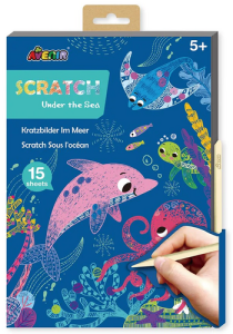 Avenir Škrabací kniha A5 - Moře