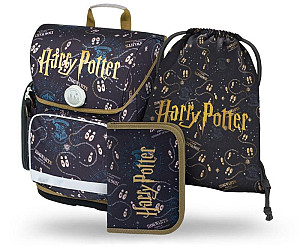 BAAGL Set 3 ks Ergo - Harry Potter Pobertův plánek (aktovka, penál, sáček)