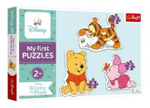 Baby puzzle Medvídek Pú 3v1 (2,3,4 dílků)