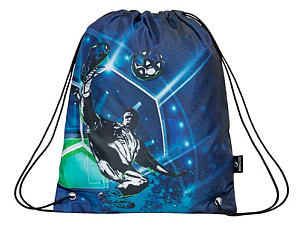 Bagmaster Školní vak na přezůvky SHOES GEN 20 B BLUE/GREEN/BLACK