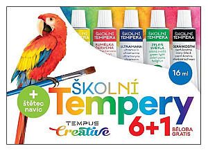 Barvy temperové 6+1 16ml