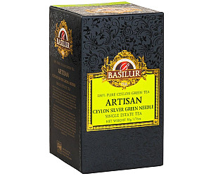 BASILUR Artisan Ceylon Silver Green Needle papír 50g