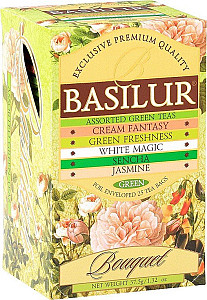 BASILUR Assorted Green Bouquet přebal 25x1,5g