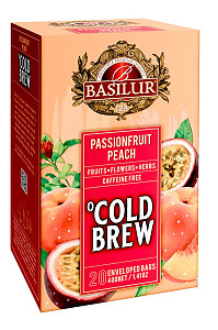 BASILUR Cold Brew Passionfruit Peach přebal 20x2g