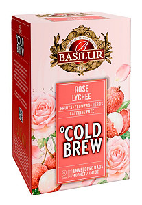 BASILUR Cold Brew Rose Lychee přebal 20x2g