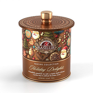 BASILUR Festive Tea Holiday Delights plech 75g