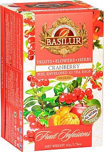 BASILUR Fruit Cranberry přebal 20x2g