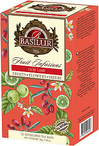 BASILUR Fruit Goji & Lime přebal 20x2g