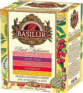 BASILUR Fruit Infusions Assorted Vol.III přebal 10 gastro sáčků