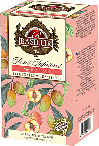 BASILUR Fruit Mango & Peach přebal 20x2g