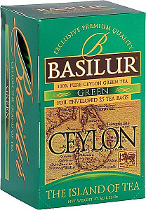 BASILUR Island of Tea Green přebal 25x1,5g