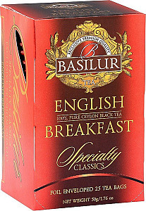 BASILUR Specialty English Breakfast přebal 25x2g
