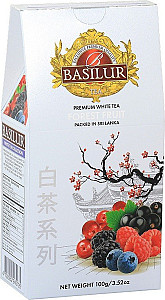 BASILUR- White Tea Forest Fruit papír 100g