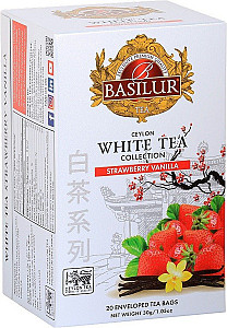 BASILUR White Tea Strawberry Vanilla přebal 20x1,5g