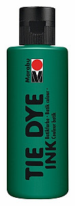 Batikovací barva 80ml - tmavě zelená 068
