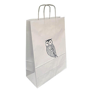 Be Nice Dárková taška - Sovička bílá