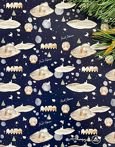 Be Nice EKO Balicí papír vánoční - Nebeský 3 ks (velký)