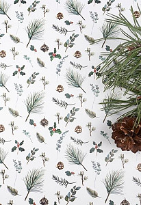 Be Nice EKO Balicí papír vánoční - V jehličí světlý 3 ks (velký)