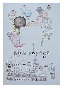 Be Nice EKO Školní sešit 423/A4 linkovaný 2/3 stránky - Bon Voyage