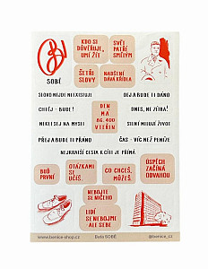 Be Nice samolepky - Baťa SOBĚ