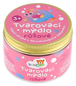 BeauTed Tvarovací mýdlo růžové v uzavíratelné dóze