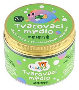 BeauTed Tvarovací mýdlo zelené v uzavíratelné dóze