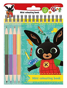 Bing - Mini omalovánky s pastelkami