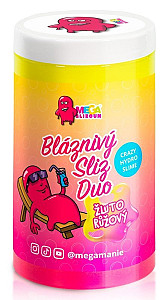 Bláznivý sliz NEO DUO žluto-růžový