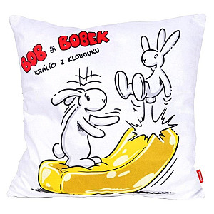 Bob a Bobek Polštář 30 x 30 cm - hop