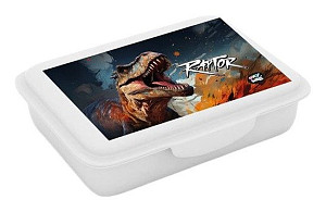 Box na svačinu s přihrádkou Dino